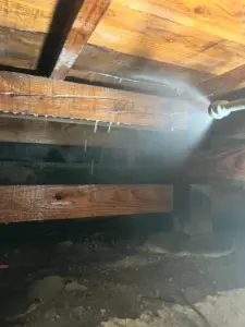 奈良県橿原市の築35年一戸建てで行ったシロアリ予防施工事例