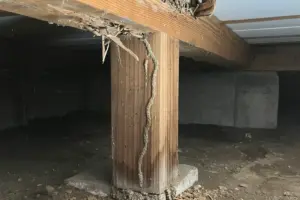 熊本県熊本市の築30年一戸建てで行ったシロアリ駆除施工事例