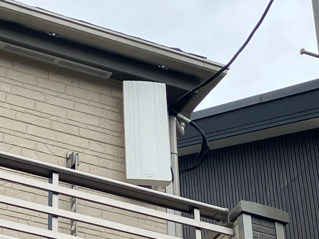 群馬県前橋市の新築一戸建てにデザインアンテナを設置した施工事例