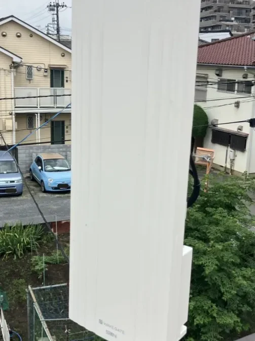群馬県前橋市で他社に設置不可と言われた住宅へ設置したデザインアンテナ