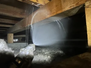 佐賀県唐津市の築35年一戸建てで行ったシロアリ予防施工事例