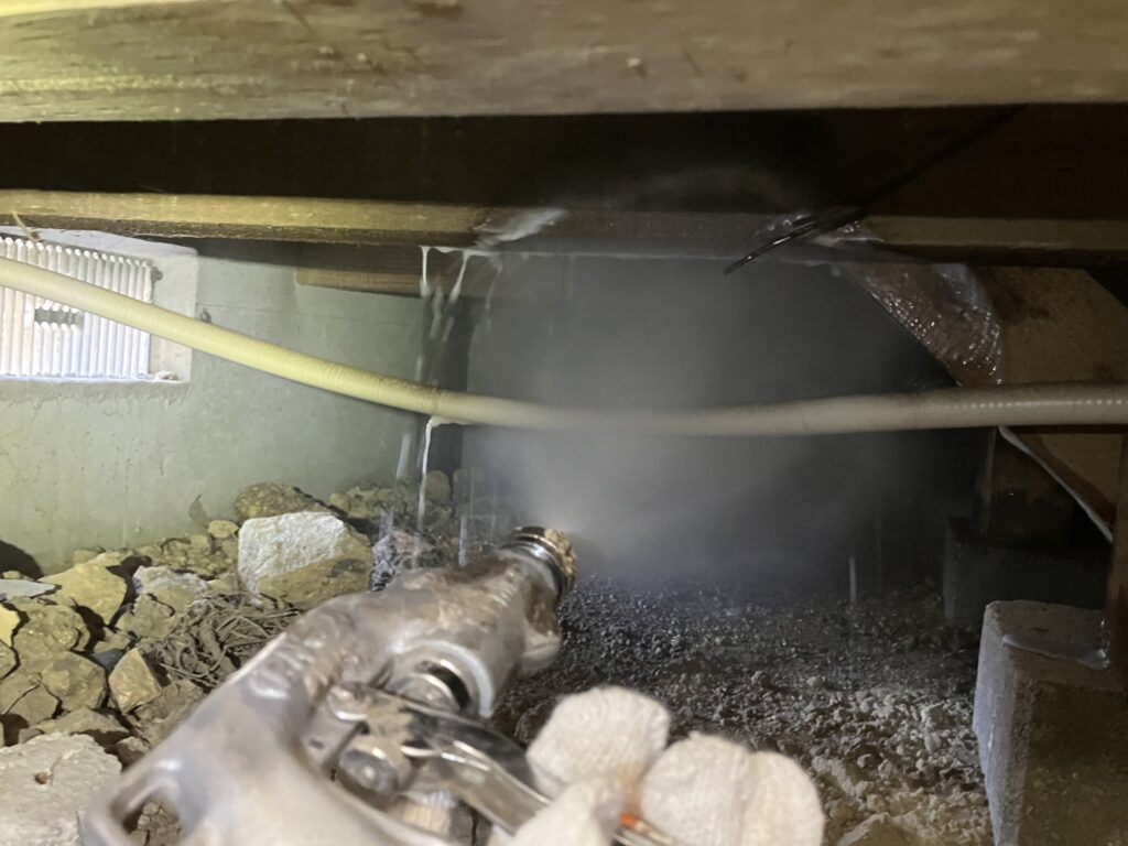 築40年の一戸建てで行ったシロアリ・腐食予防の施工事例