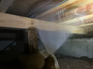 築35年住宅で行ったイエシロアリ駆除と再発防止処理の施工事例