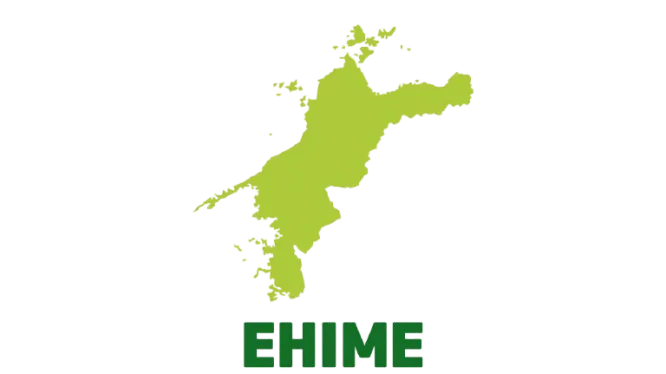 愛媛県のイラストマップ