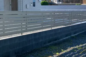 フェンス取り付け工事の施工事例写真