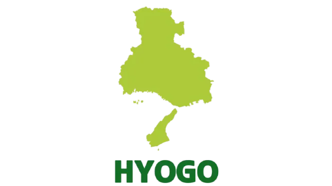 兵庫県のイラストマップ