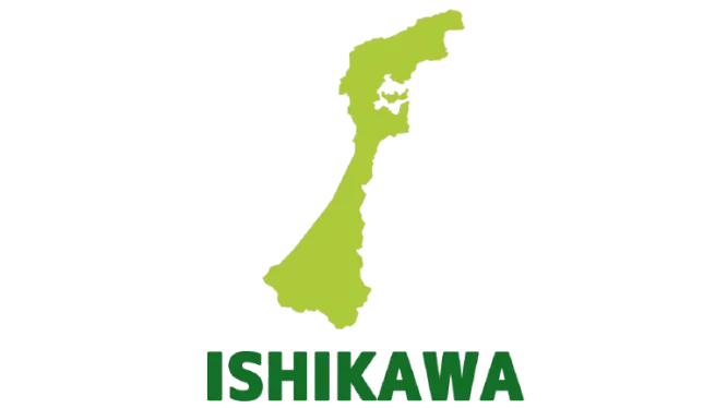 石川県のイラストマップ