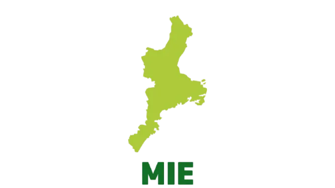 三重県のイラストマップ