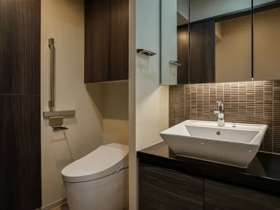 トイレや洗面所のクロス・床張替えイメージ