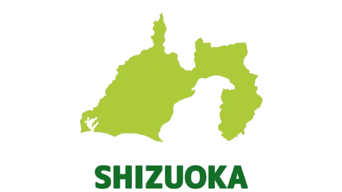 静岡県のイラストマップ
