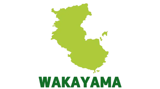 和歌山県のイラストマップ
